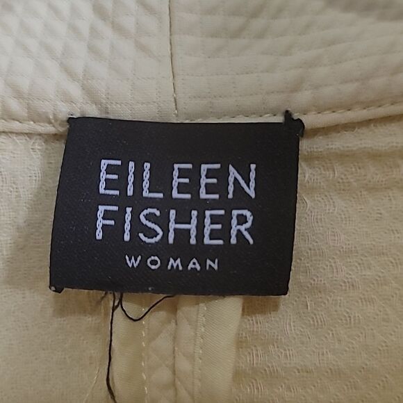 Eileen Fisher Yellow Women's Jacket Sz Xlarge - Picture 7 of 8